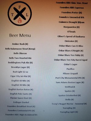 Menu photo 5 The Toasted Foot Lounge Callaway, MD