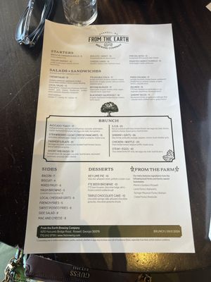 Menu photo 5 From the Earth Brewing Company Roswell, GA Menu photo 5 From the Earth Brewing Company Roswell, GA