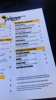 Menu photo 2 Diego Chicago, IL