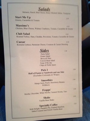 Menu photo 3 Massimo's Artisan Sandwich Shoppe Salisbury, NC