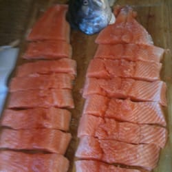 Creative Salmon - My talents, no bones left in there.