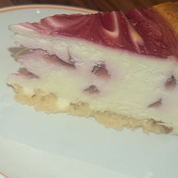 Junior's Restaurant & Bakery - Raspberry swirl cheesecake - American Near Me - New York, New York Junior's Restaurant & Bakery - Raspberry swirl cheesecake - American Near Me - New York, New York