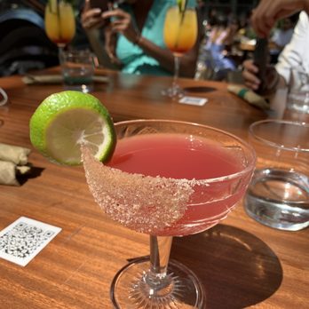Cósmica - Los Freddy. $14.00. Watermelon basil aqua fresca, jalapeño-infused tequila, house grenadine. - Mexican Near Me - Boston, Massachusetts