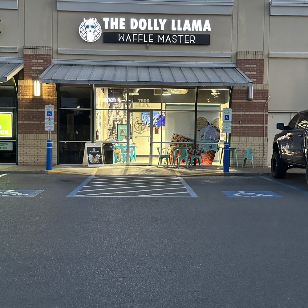 The Dolly Llama - Outside - Desserts Near Me - McAllen, Texas The Dolly Llama - Outside - Desserts Near Me - McAllen, Texas