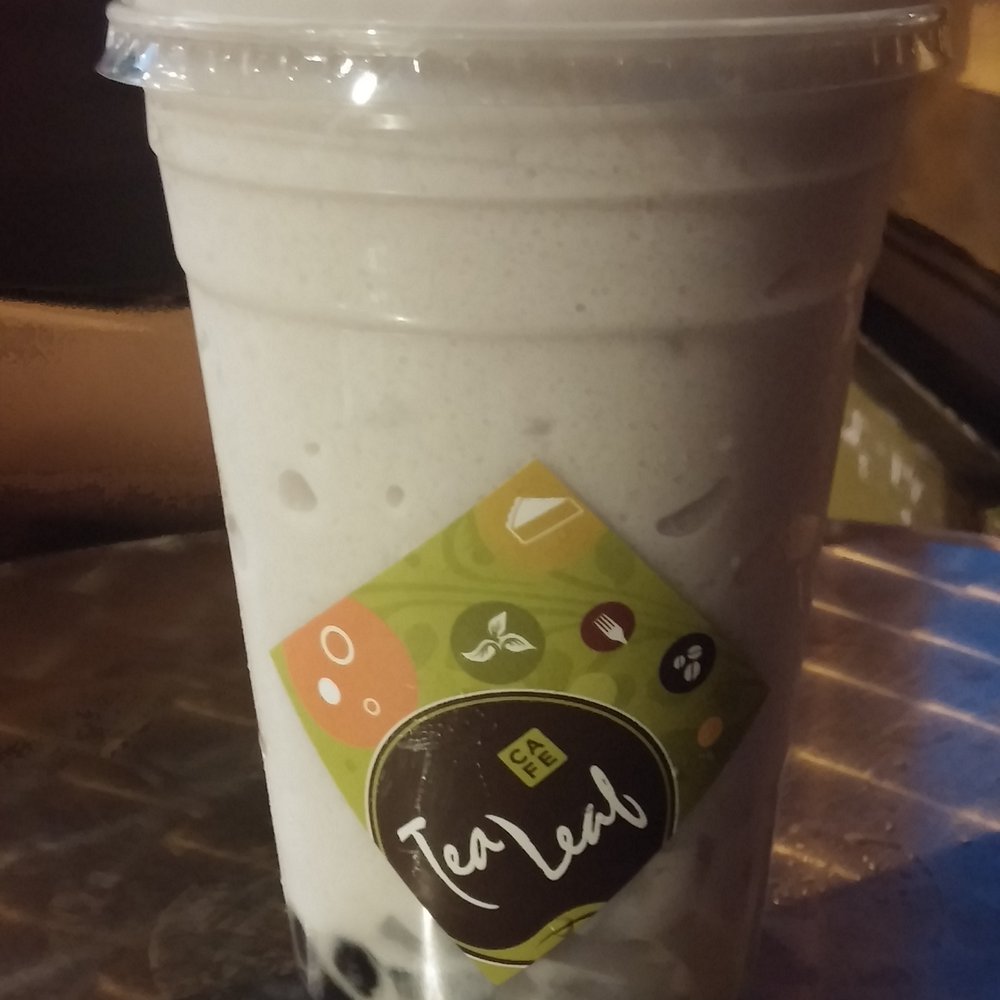 Tea Leaf Cafe - Coconut Taro Smoothie with Lychee and Bobba - Coffee & Tea Near Me - Amherst, New York Tea Leaf Cafe - Coconut Taro Smoothie with Lychee and Bobba - Coffee & Tea Near Me - Amherst, New York