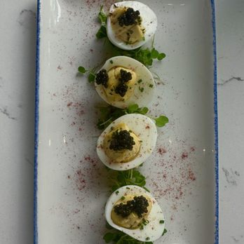Local - Caviar Deviled Eggs - New American Near Me - Santa Barbara, California Local - Caviar Deviled Eggs - New American Near Me - Santa Barbara, California