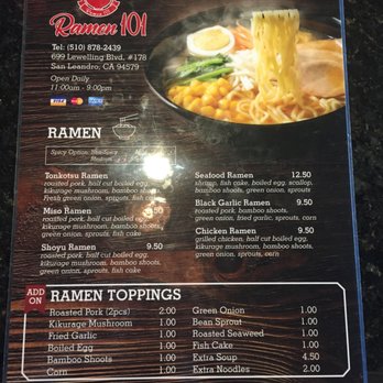 Ramen101 - Ramen Near Me - San Leandro, California Ramen101 - Ramen Near Me - San Leandro, California