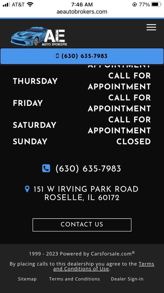 AE AUTO BROKERS Updated July 2024 151 W Irving Park Rd, Roselle