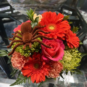 Petals & Stems Florist - Spooky Cute flower boquet - Florists Near Me - Dallas, Texas