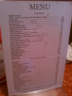 Menu photo 6 Crazy R's Bar & Grill Goodland, KS Menu photo 6 Crazy R's Bar & Grill Goodland, KS