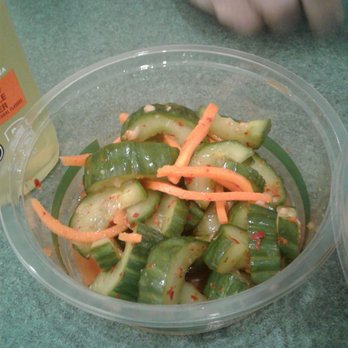 Fairhaven Poke - cucumber kim chee.  just enough of a kick - Sushi Bars Near Me - Bellingham, Washington