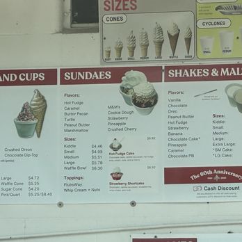 Flubs - Menu on Drive-Thru - Ice Cream & Frozen Yogurt Near Me - Fairfield, Ohio Flubs - Menu on Drive-Thru - Ice Cream & Frozen Yogurt Near Me - Fairfield, Ohio