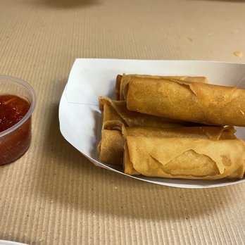 Dakine Grindz Restaurant - 5 Pork Veggie Lumpia - Filipino Near Me - Sunset, Utah