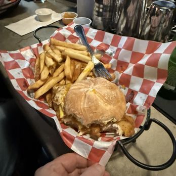 F&A Grog House - What Came First Chicken Sandwich.  Very good! - Beer Bar Near Me - Bethlehem, Pennsylvania