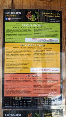 Menu photo 2 East 20 Pizza Winthrop, WA Menu photo 2 East 20 Pizza Winthrop, WA