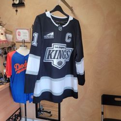 Greg's Dry Cleaners and Alterations - Los Angeles Kings Anze Kopitars Jersey