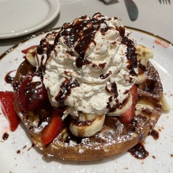 The Paramount - Nutella waffle, all the fruit was fresh and delicious! - Breakfast & Brunch Near Me - Boston, Massachusetts The Paramount - Nutella waffle, all the fruit was fresh and delicious! - Breakfast & Brunch Near Me - Boston, Massachusetts
