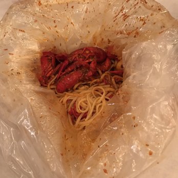 Cap't Loui - The crawfish were tasty. Please don't serve it with a plastic bag. - Cajun/Creole Near Me - New York, New York