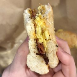 Rhino Market & Deli - Bagel with bacon egg and cheese