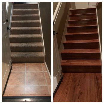 Tony's Flooring - Stairs before and after - Flooring Near Me - Livermore, California Tony's Flooring - Stairs before and after - Flooring Near Me - Livermore, California