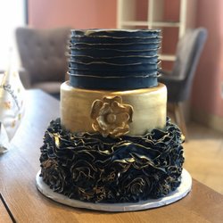 Simply Cakes And Cupcakes - Blue and Gold