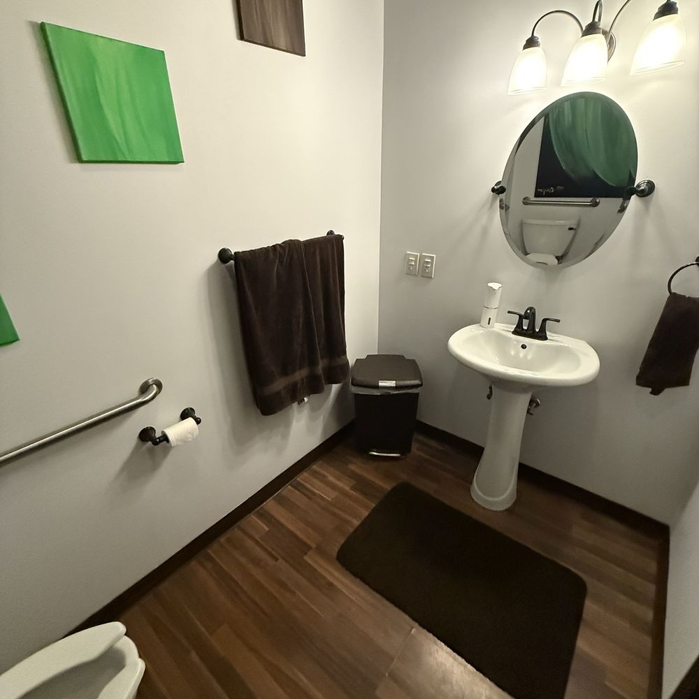 Bad Apple's Bistro - Bathroom - New American Near Me - Spencerport, New York