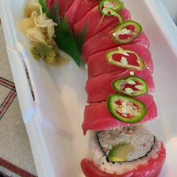Sushi Bento - Hawaiian Roll with one piece eaten lol - Japanese Near Me - Indio, California Sushi Bento - Hawaiian Roll with one piece eaten lol - Japanese Near Me - Indio, California