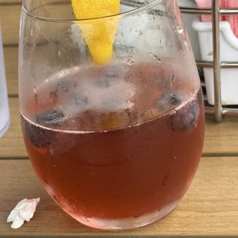 Wafflelicious - Lemon blueberry mimosa - Waffles Near Me - New Braunfels, Texas