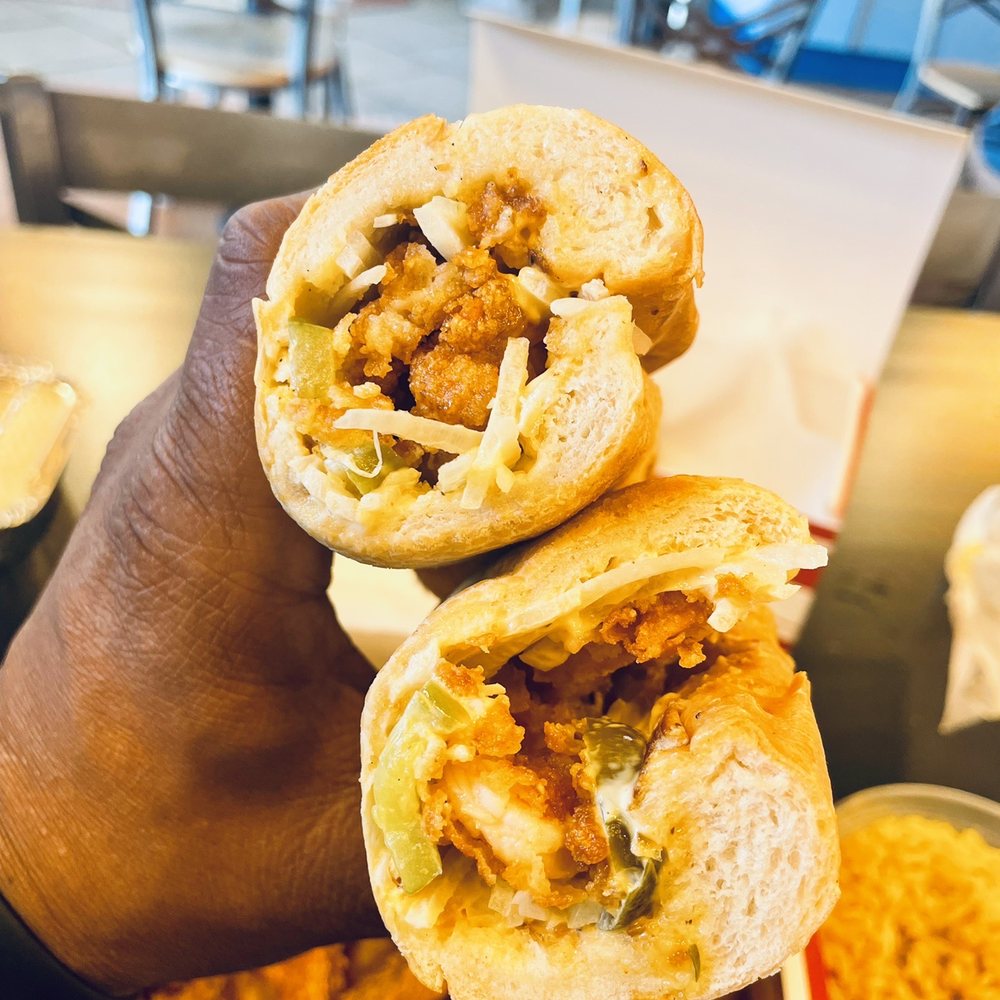 Shark’s Seafood and More - Fried Shrimp Po'Boy - Seafood Near Me - Bowie, Maryland Shark’s Seafood and More - Fried Shrimp Po'Boy - Seafood Near Me - Bowie, Maryland