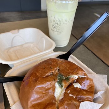 Sip House - Pistachio cream latte and cream cheese bread - Coffee & Tea Near Me - Seattle, Washington Sip House - Pistachio cream latte and cream cheese bread - Coffee & Tea Near Me - Seattle, Washington