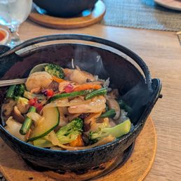 Hainanese chicken rice pot. Hainanese chicken rice pot.