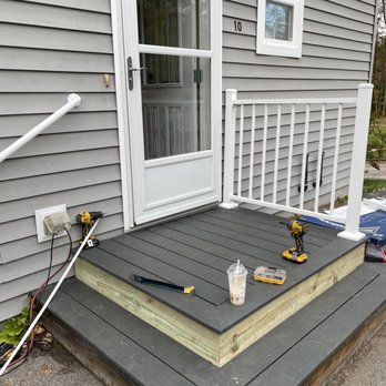 M&M Carpentry and Handyman Services - Finished stoop - Handyman Near Me M&M Carpentry and Handyman Services - Finished stoop - Handyman Near Me