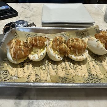 7th + Grove - Deviled eggs- shrimp - Southern Near Me - Tampa, Florida