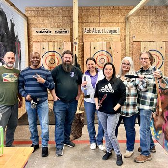 Perplebunny's Axe House - Dustin is amazing!!! We had a great time and experience! Must try! - Axe Throwing Near Me - Inver Grove Heights, Minnesota Perplebunny's Axe House - Dustin is amazing!!! We had a great time and experience! Must try! - Axe Throwing Near Me - Inver Grove Heights, Minnesota