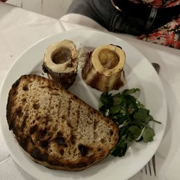 Roast Bone Marrow & Parsley Salad -- must order it! Roast Bone Marrow & Parsley Salad -- must order it!