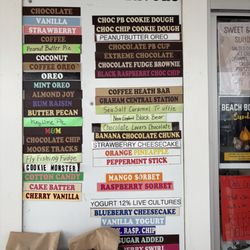 Aunt Carrie's Ice Cream - Menu