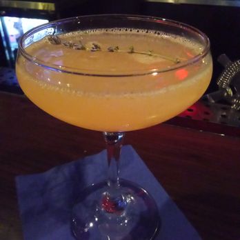 The Hawk - a mezcal bees knees variant! (Their variant, but sub mezcal. It's very good!) - Bars Near Me - Long Beach, California