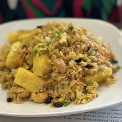 Thai Plates Cuisine - 44. Pineapple Fried Rice.