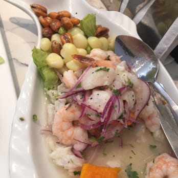 The Peruvian Kitchen - Fish y shrimp ceviche - Peruvian Near Me - North Miami Beach, Florida The Peruvian Kitchen - Fish y shrimp ceviche - Peruvian Near Me - North Miami Beach, Florida