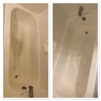 Rinse Quality Cleaning Solutions - Bathtub before and after - Office Cleaning Near Me Rinse Quality Cleaning Solutions - Bathtub before and after - Office Cleaning Near Me