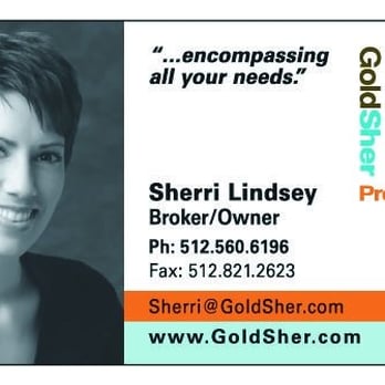 1. Sherri Lindsey - GoldSher Properties
