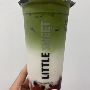 Little Sweet - Strawberry matcha - Bubble Tea Near Me - San Francisco, California