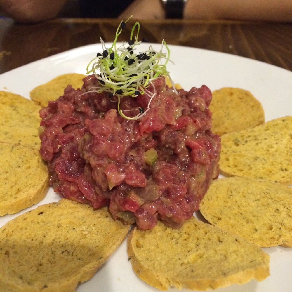 Taberna del Chato - Steak tartare platos - Tapas/Small Plates Near Me - Madrid, M Taberna del Chato - Steak tartare platos - Tapas/Small Plates Near Me - Madrid, M