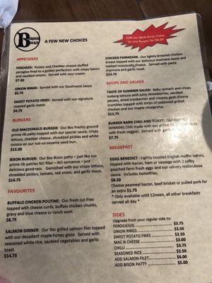 Menu photo 2 Burger Barn Ohsweken, ON