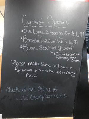 Menu photo 2 Champ Pizza Vancouver, WA