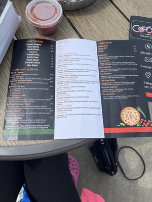 Menu photo 1 Capones Italian Eatery West Spencerport, NY
