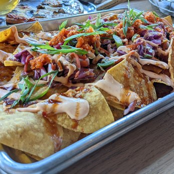 7 Monks Taproom - Kimchi Nachos, sans pork - Beer Bar Near Me - Grand Rapids, Michigan 7 Monks Taproom - Kimchi Nachos, sans pork - Beer Bar Near Me - Grand Rapids, Michigan