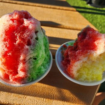 Aloha Spirit - two bowls of ice cream - Shaved Ice Near Me