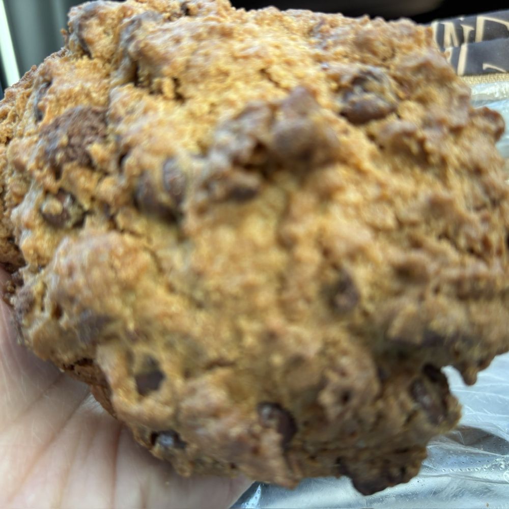 Fish Tales Market & Eatery - Cowboy cookie!!!  soooooo amazing! Shreds of coconut. - Seafood Near Me - Marathon, Florida
