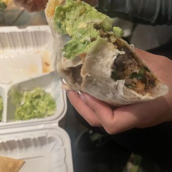 Zorro's Cafe & Cantina - Asada Burrito (Guac is from the quesadilla)but such a generous amount of - American Near Me - Shell Beach, California Zorro's Cafe & Cantina - Asada Burrito (Guac is from the quesadilla)but such a generous amount of - American Near Me - Shell Beach, California